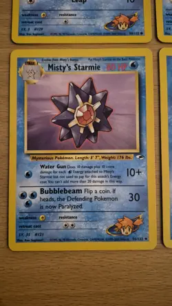 Pokemon TCG Gym Heroes/Challenge Misty's Cards small bundle - Image 2