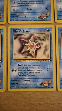 Pokemon TCG Gym Heroes/Challenge Misty's Cards small bundle - Image 3