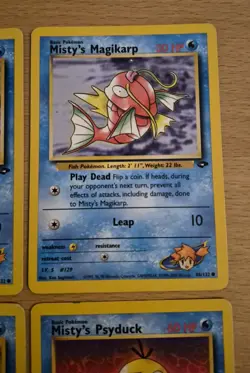 Pokemon TCG Gym Heroes/Challenge Misty's Cards small bundle - Image 5