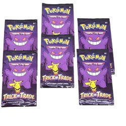 6 Packs Pokemon TCG Trick or Trade Booster Packs 2022 Halloween Promo Cards - Image 1