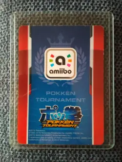 SHADOW MEWTWO CARD AMIIBO US EDITION POKKEN TOURNAMENT NINTENDO WII U POKEMON - Image 2