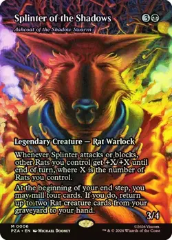 Ashcoat of the Shadow Swarm Foil Teenage Mutant Ninja Turtles NM MTG - Image 1