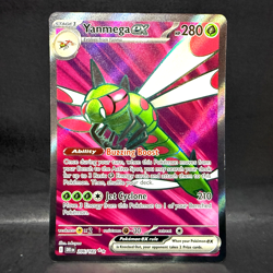 2025 POKEMON DESTINED RIVALS YANMEGA EX 206/182 ULTRA RARE - Image 1