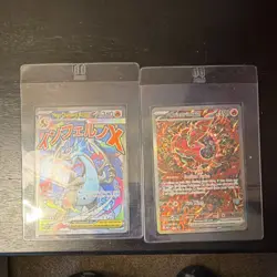 Pokemon Mega Charizard X EX & Oricorio EX Holo Mega Evolution MEP Set English - Image 3