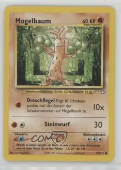 Sudowoodo German Pokemon Neo Genesis #77 2000 - Image 1