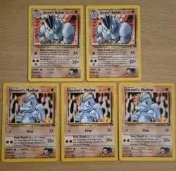 Pokemon TCG Gym Challenge Giovanni's Cards small bundle - Image 1