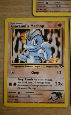 Pokemon TCG Gym Challenge Giovanni's Cards small bundle - Image 2