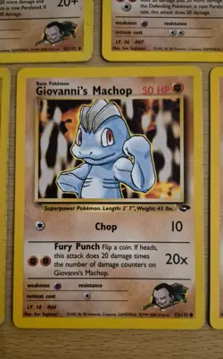 Pokemon TCG Gym Challenge Giovanni's Cards small bundle - Image 3