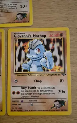 Pokemon TCG Gym Challenge Giovanni's Cards small bundle - Image 4