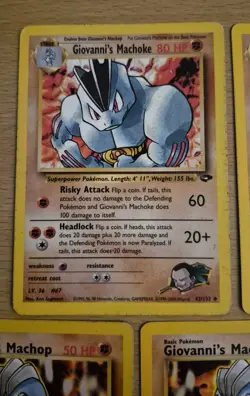 Pokemon TCG Gym Challenge Giovanni's Cards small bundle - Image 5