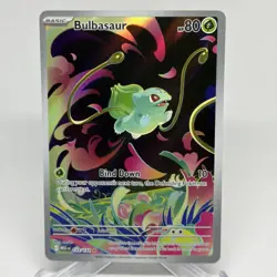 Bulbasaur 133/132 Mega Evolutions Illustration Rare Pokemon TCG English NM - Image 1