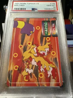 1997 Pokemon Topsun VS #146 Moltres PSA 10 - Image 3