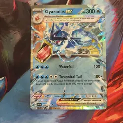 Pokemon TCG Gyarados EX Ultra Rare Full Art Holo 045/198 SV01 Stage 1 300HP 2023 - Image 1