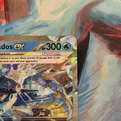 Pokemon TCG Gyarados EX Ultra Rare Full Art Holo 045/198 SV01 Stage 1 300HP 2023 - Image 5