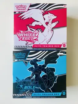 Pokemon TCG: Black Bolt & White Flare Set Elite Trainer Box ETB - IN HAND ✅ - Image 1