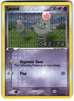 Spoink Holo LP #2 76/107 Pokemon Deoxys - Image 1