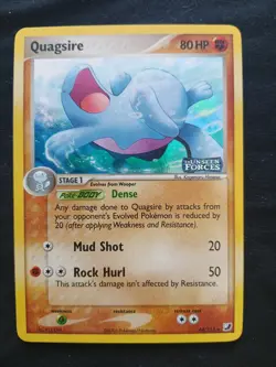 Quagsire 44/115 EX Unseen Forces Stamped Reverse Holo Pokemon - MP - Image 1
