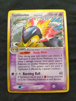 Pokemon TCG: Typhlosion 12/101 Dragon Frontiers Holo MP - Image 1