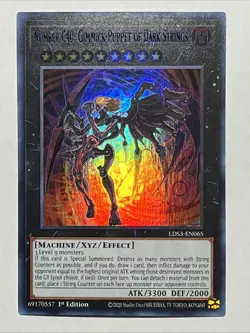 Yugioh Number C40: Gimmick Puppet of Dark Strings Ultra Rare Blue LDS3 - Image 2