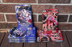 NEW-x13 One Piece OP-14 The Azure Sea's Seven & EB-03 Heroines Edition Boosters - Image 1
