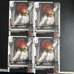 4x SULETTA MERCURY ST01-011 Gundam Card Game NM Playset - Image 1