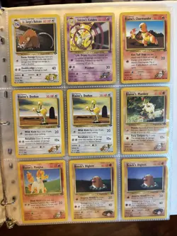 Pokemon Gym Challenge 32 Card Lot WOTC Vintage LP-MP/HP Mixed Bundle 2000 - Image 3
