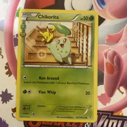 Chikorita RC1/RC32 XY Generations Radiant Collection Pokemon Card Promo - Image 1
