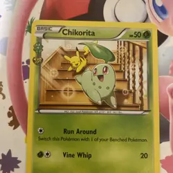 Chikorita RC1/RC32 XY Generations Radiant Collection Pokemon Card Promo - Image 3