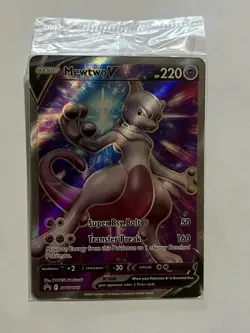 Pokemon Card Mewtwo V SWSH229 Sword & Shield Promo Holo Rare Sealed💎NM💎 - Image 1
