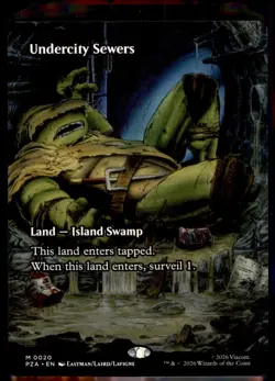 Undercity Sewers (Borderless) M Teenage Mutant Ninja Turtles 20 NM - Image 1