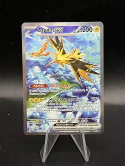 Pokemon Zapdos 202/165 Scarlet Violet 151 ENGLISH Special Illustration Rare FD3 - Image 1