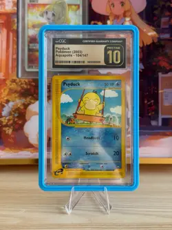 CGC Pristine 10 Psyduck Aquapolis 104/147 Pokemon 2003 Low Pop of 5! - Image 1