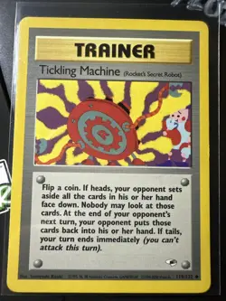 Tickling Machine 119/132, Gym Heroes Pokemon TCG WOTC Vintage 2000, Uncommon, NM - Image 1