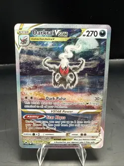 Pokemon Darkrai VSTAR GG50/GG70 Crown Zenith Ultra Rare Full Art Holo LP - Image 1