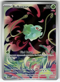 Pokemon Bulbasaur 133/132 Me01: Mega Evolution Full Art Holo Rare 2025 - Image 1