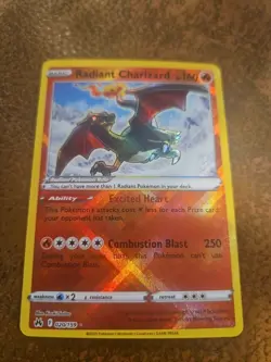 Pokemon TCG Radiant Charizard Crown Zenith Holo Ultra Rare Card 020/159 NM - Image 1