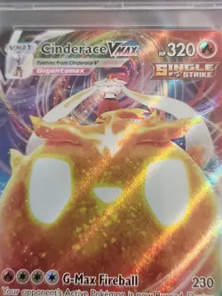 2021 Pokemon SWSH Fall Art Cinderrace VMAX Fusion Strike #045 PSA 10 - Image 4