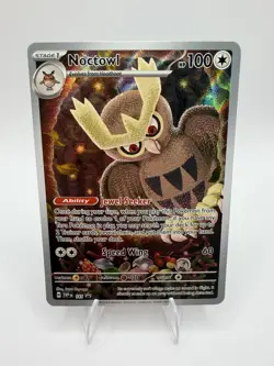 Pokemon Noctowl 141 SV Scarlet & Violet Promo Holo NM - Image 1