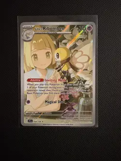 Lillie’s Ribombee (Illustration Rare) - Pokemon TCG Journey Together 164/159 NM - Image 1