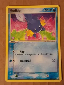 Pokemon Mudkip 58/100 Crystal Guardians NM-MT See Pictures - Image 1
