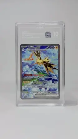 ZAPDOS EX 2023 POKEMON SCARLET & VIOLET 151 SET #202/165 SPECIAL ILUSTRATION - Image 2