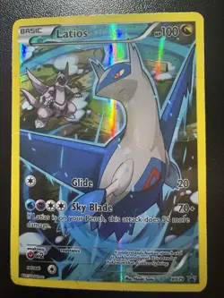 Pokemon TCG Latios XY79 XY Black Star Promo Full Art Ultra Rare Holo Heavy Play - Image 1