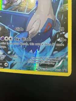 Pokemon TCG Latios XY79 XY Black Star Promo Full Art Ultra Rare Holo Heavy Play - Image 5