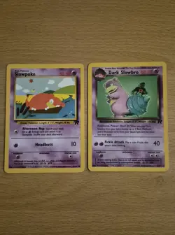 Pokemon TCG Team Rocket Bundle Dark Slowbro 29/82 and Slowpoke - Image 1