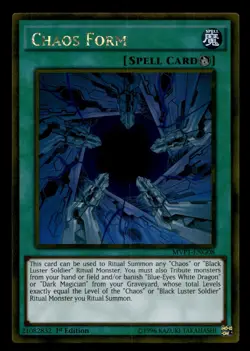Chaos Form MVP1-ENG08 Common Legendary Duelists: Season 2 Yu-Gi-Oh NM - Image 1