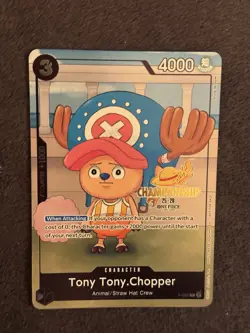 P-065 Tony Tony.Chopper - CS 25 26 Championship Stamp One Piece Perfect Conditio - Image 2