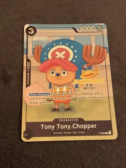 P-065 Tony Tony.Chopper - CS 25 26 Championship Stamp One Piece Perfect Conditio - Image 3