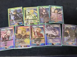 Union Arena Sword Art Online SAO Vol 2 SR Card Lot Asuna Kirito Yuna Deck - Image 1