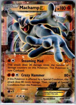 Machamp EX 37/98 XY - Ancient Origins - Pokemon Card - NM - Image 1