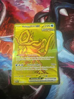 Pokemon TCG Walking Wake EX Prismatic Evolutions Gold Rare Card 178/131 - Image 1